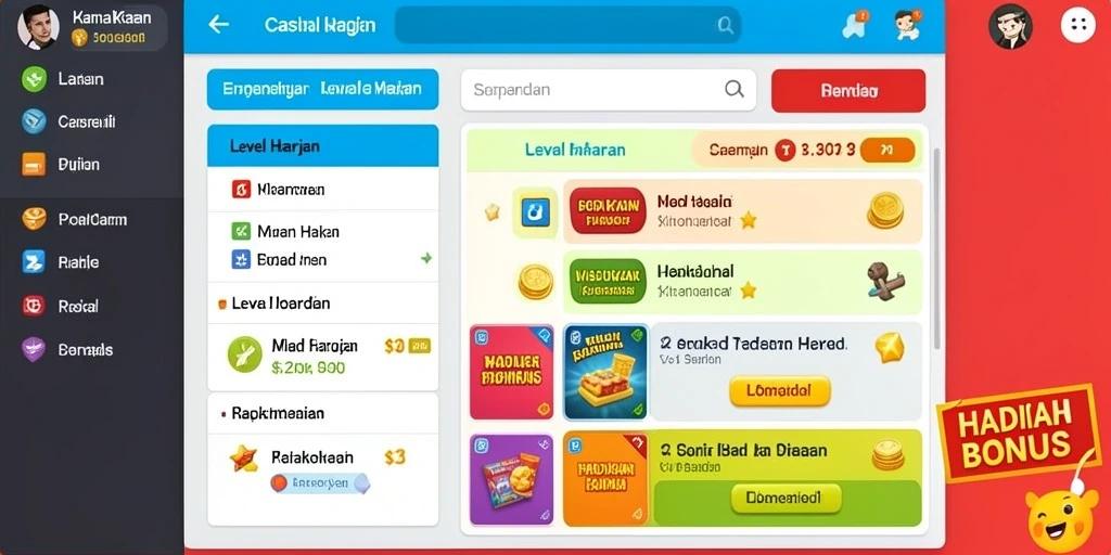 Tampilan antarmuka yang menarik dan mudah dinavigasi.