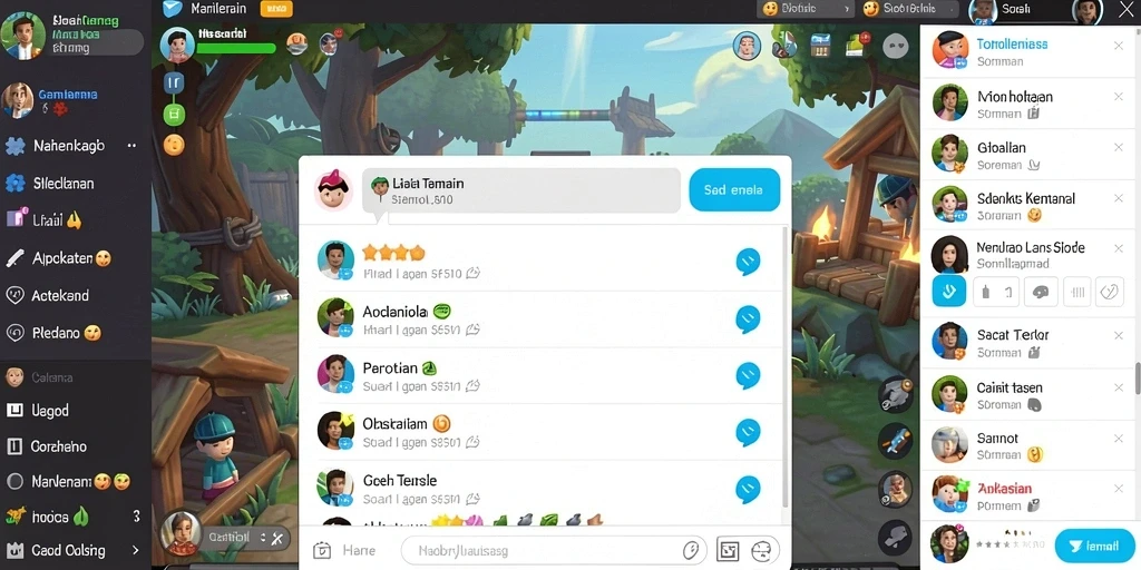 Tampilan menu awal yang menarik dan intuitif.