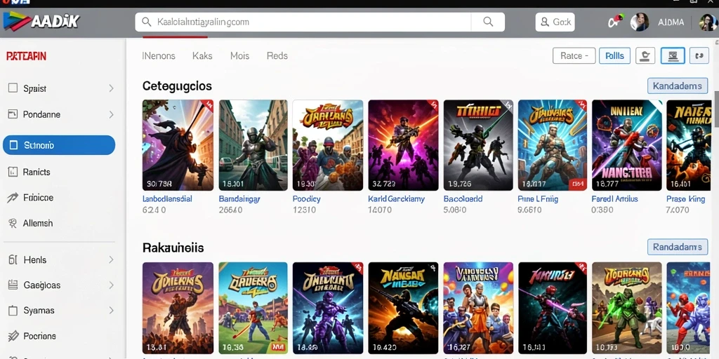 Tangkapan layar menunjukkan tampilan awal game yang menarik.