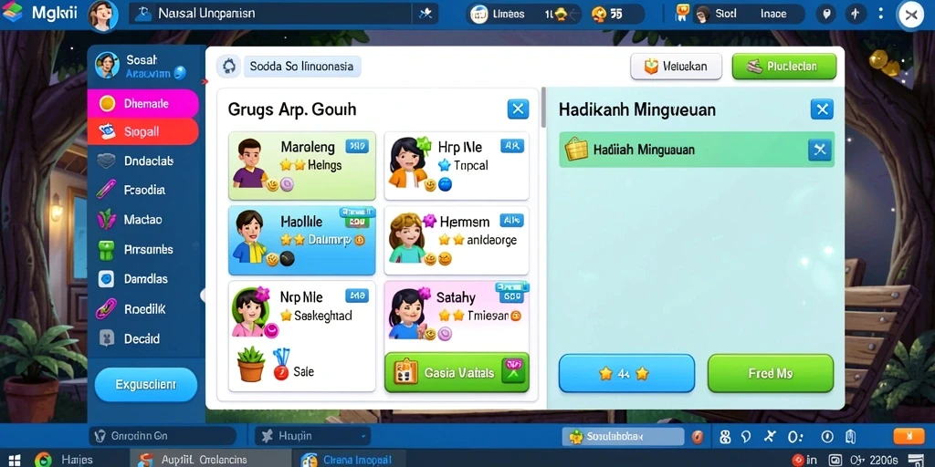 Tampilan antarmuka yang menarik dan modern.