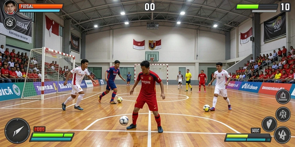 Tangkapan layar menampilkan level baru yang menantang.